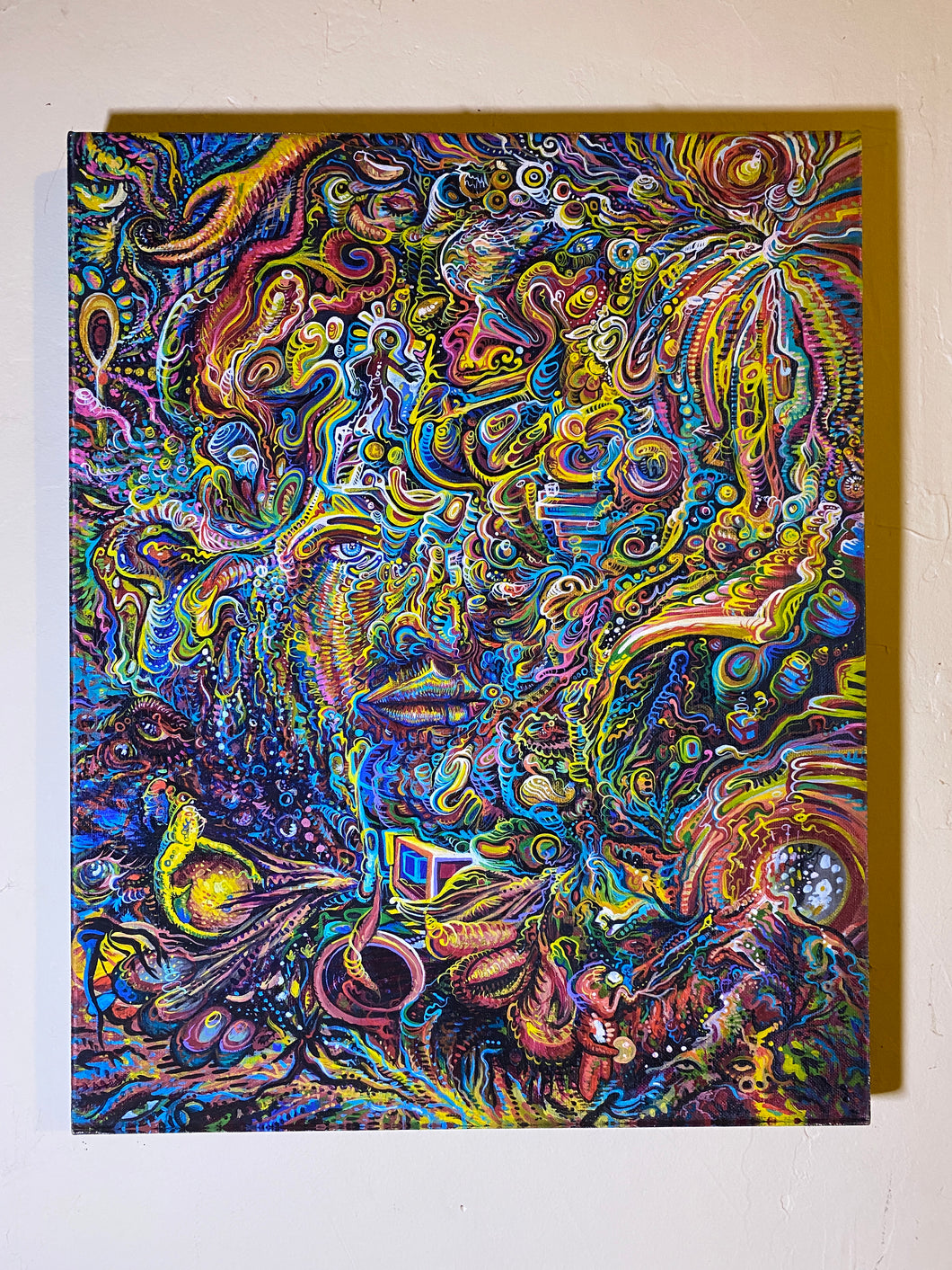 Canvas Print of ‘The Mystery Behind the I’.