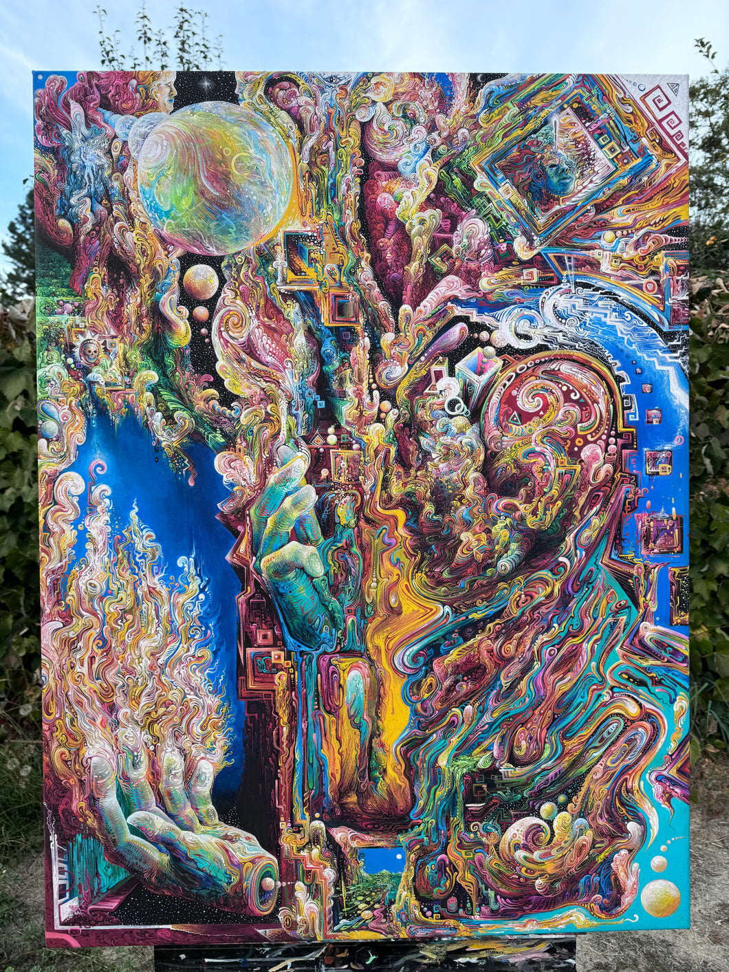 Canvas print of ‘The Difference Is Everything (The Philosopher and The Magician Are One)’.